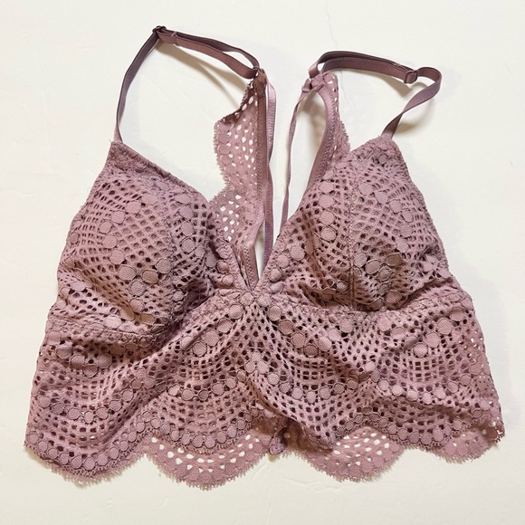 Victoria’s Secret long line lace scolloped bralette S - Picture 2 of 8